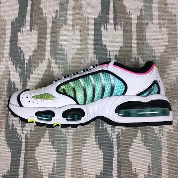 Nike Air Max TailWind 4 GS Women Shoes White/Black China Rose BQ9810102 Size 5.5 - Picture 7 of 16